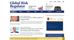 Desktop Screenshot of globalriskregulator.com