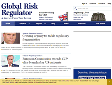 Tablet Screenshot of globalriskregulator.com